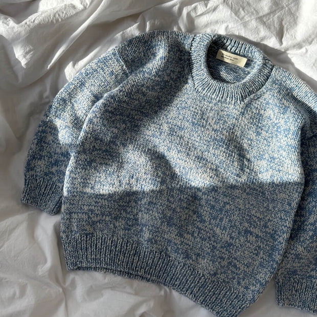 PetiteKnit Melange sweater junior beskrivning