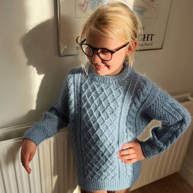 PetitKnit Moby sweater junior beskrivning