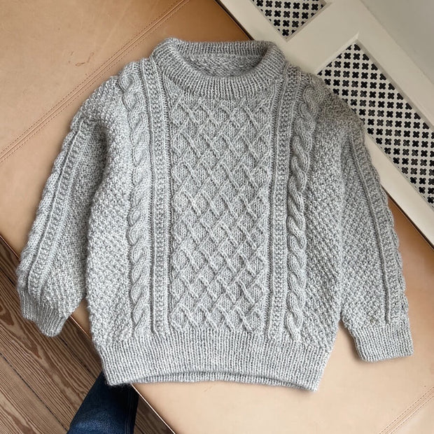PetiteKnit Moby sweater mini beskrivning
