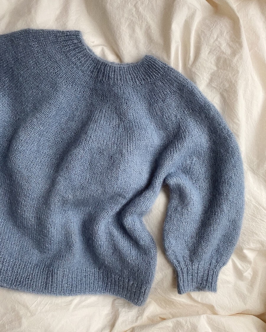PetiteKnit Novice sweater - mohair edition beskrivning