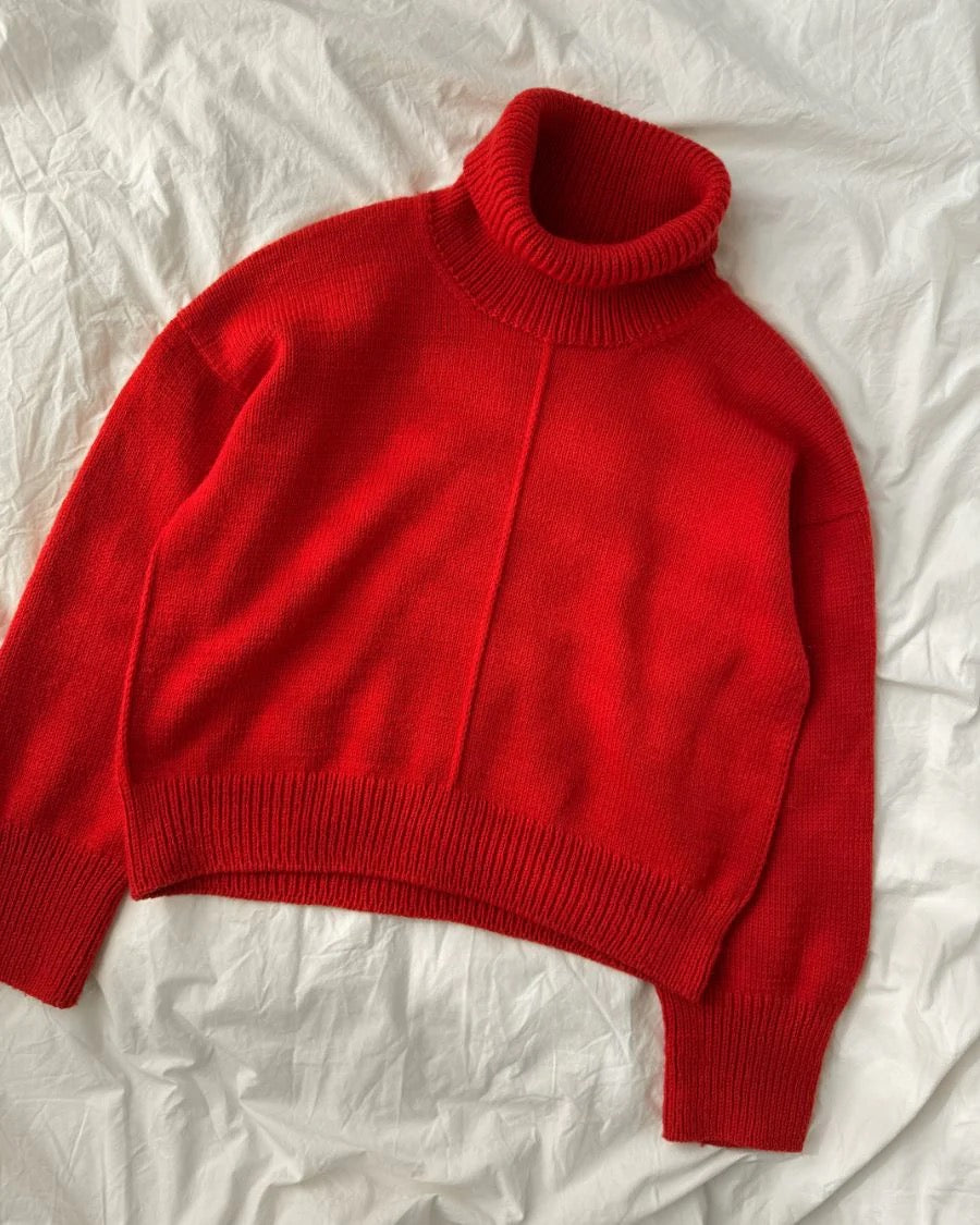 PetiteKnit Scarlet sweater beskrivning