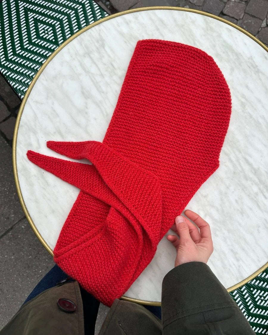 PetiteKnit Sophie hood beskrivning