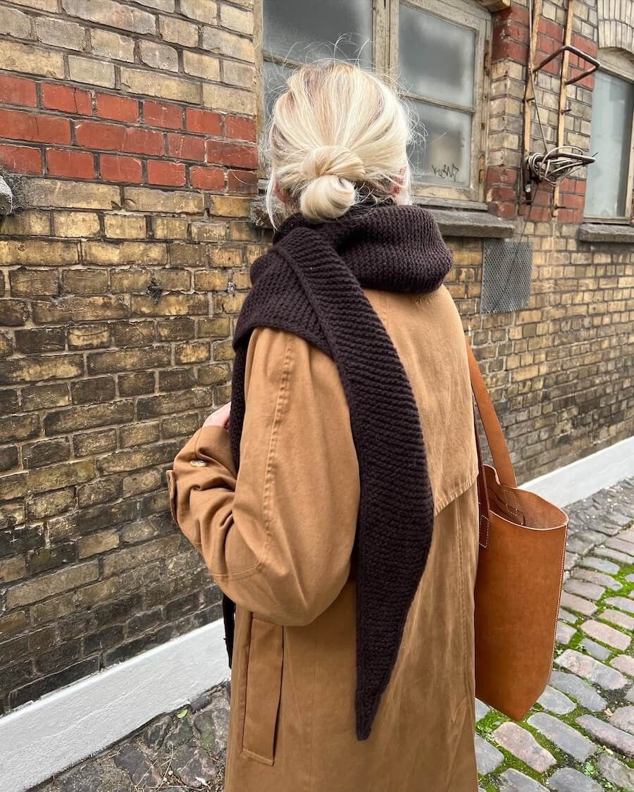 PetiteKnit Sophie shawl beskrivning