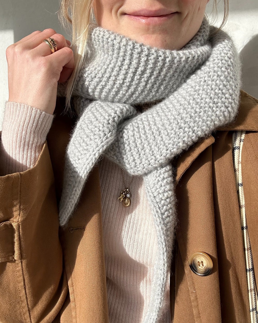 PetiteKnit Sophie shawl beskrivning