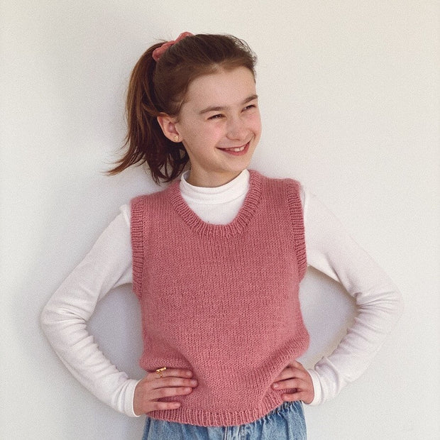 PetiteKnit Stockholm slipover junior beskrivning