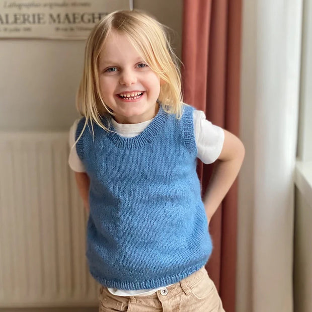 PetiteKnit Stockholm slipover mini beskrivning