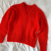 PetiteKnit Stockholm sweater V-neck beskrivning