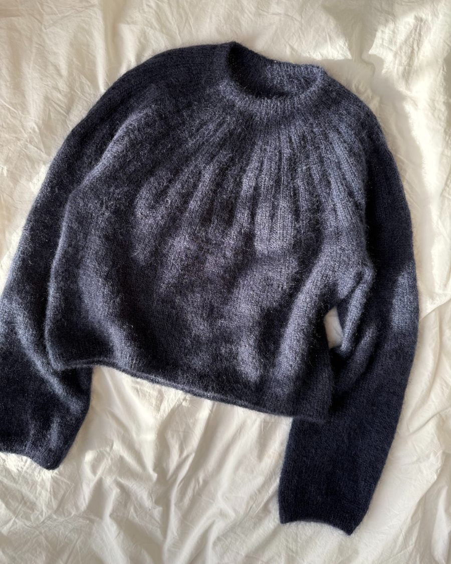 PetiteKnit Sunday sweater - mohair edition beskrivning