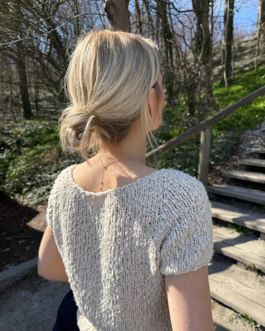 PetiteKnit Wave tee beskrivning