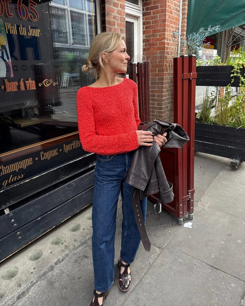 PetiteKnit Wave tee beskrivning