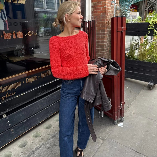 PetiteKnit Wave tee beskrivning