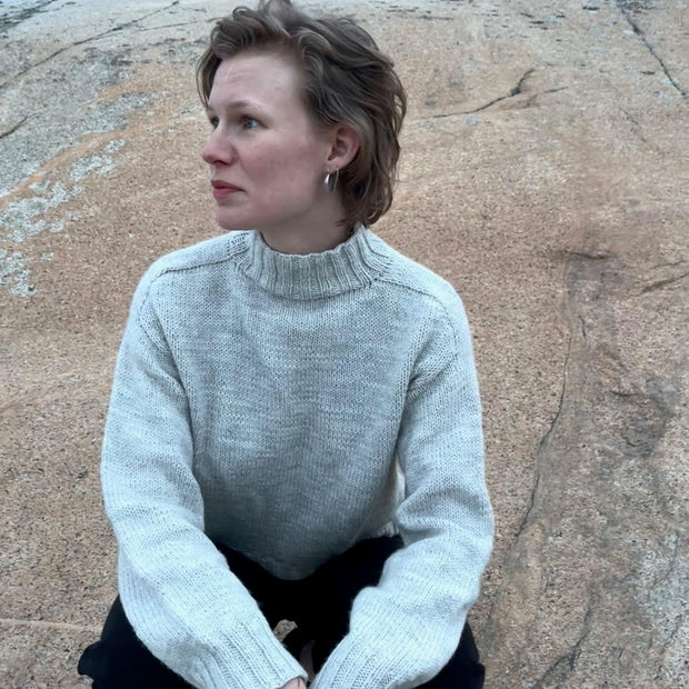Magda sweater Stickprovet beskrivning