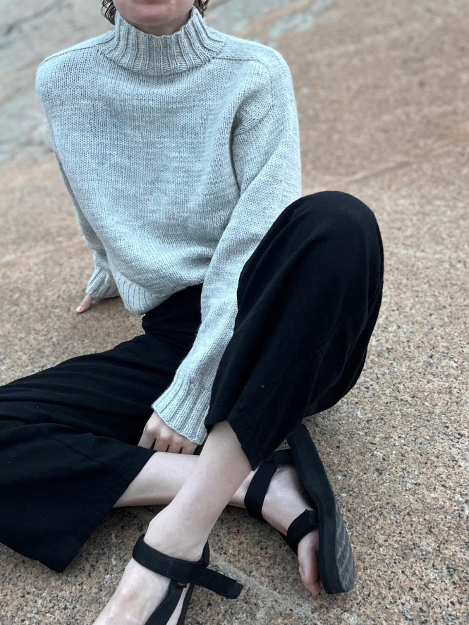 Magda sweater Stickprovet beskrivning