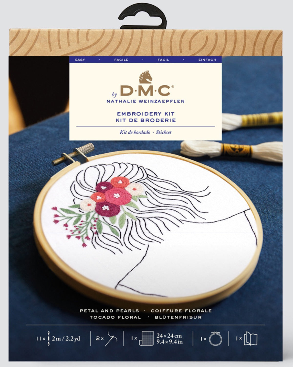 DMC - TB232 Blommor i håret.