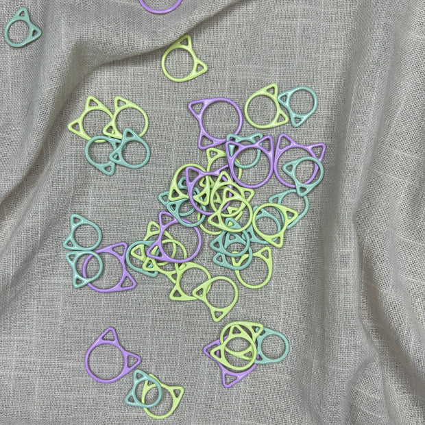 Katia stickmarkörer i burk "katt"