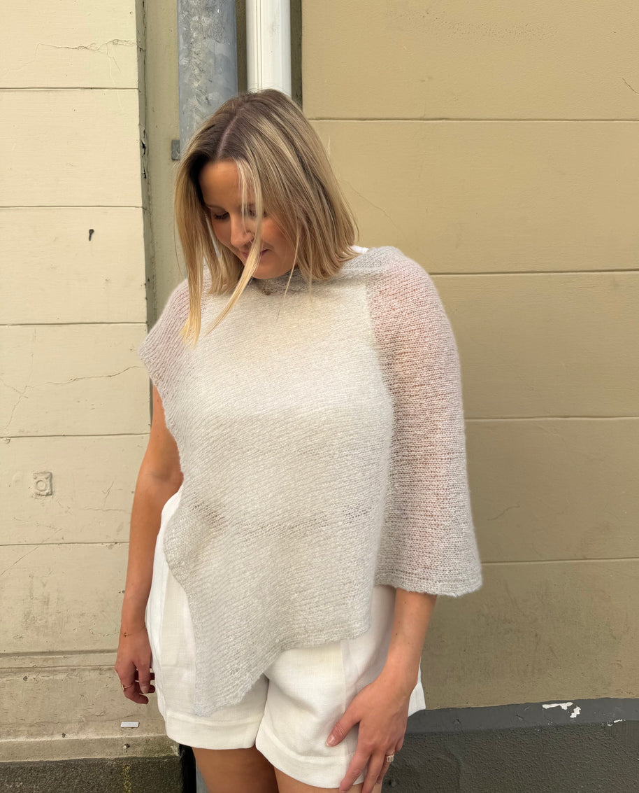 Ninas ponchosjal - Cashmere Kumula - kit
