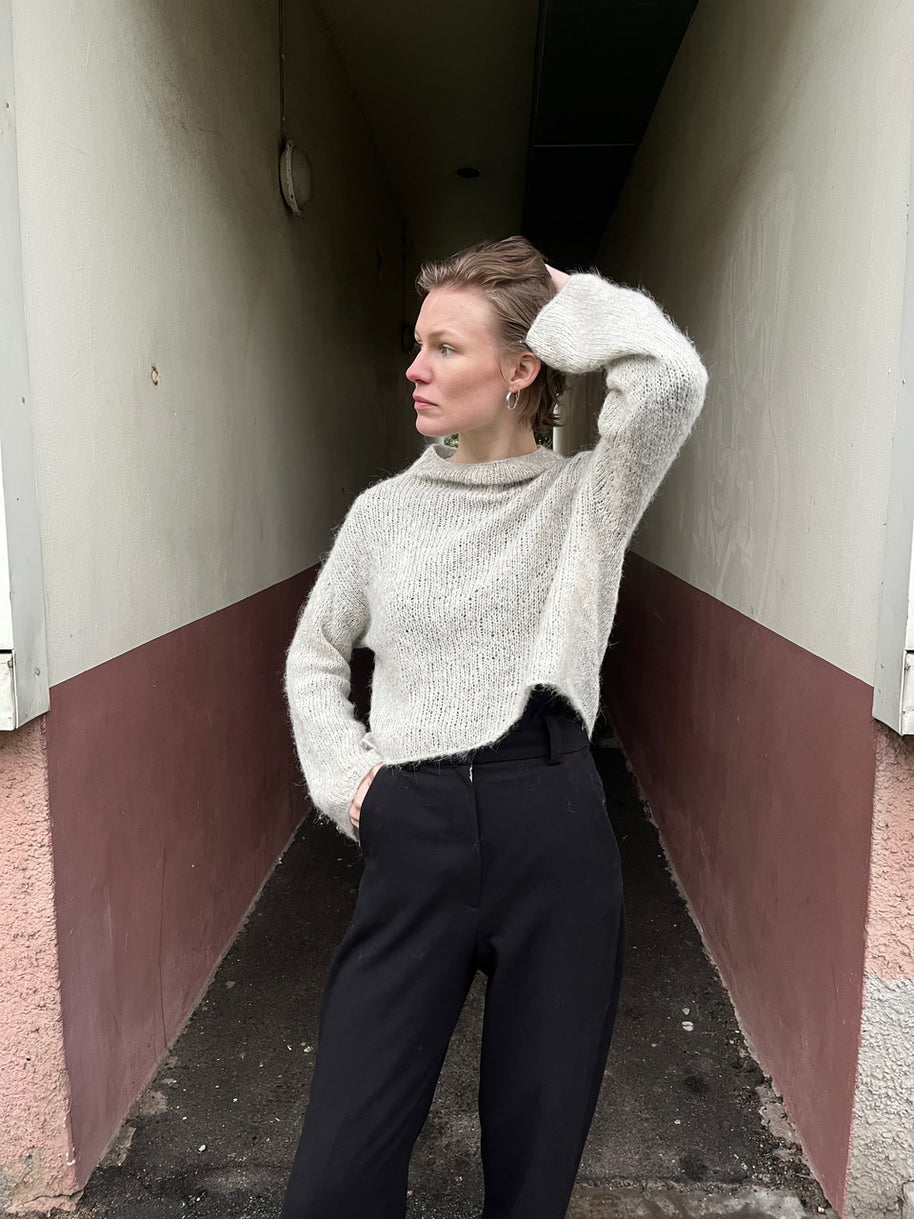 Ilse sweater Stickprovet beskrivning