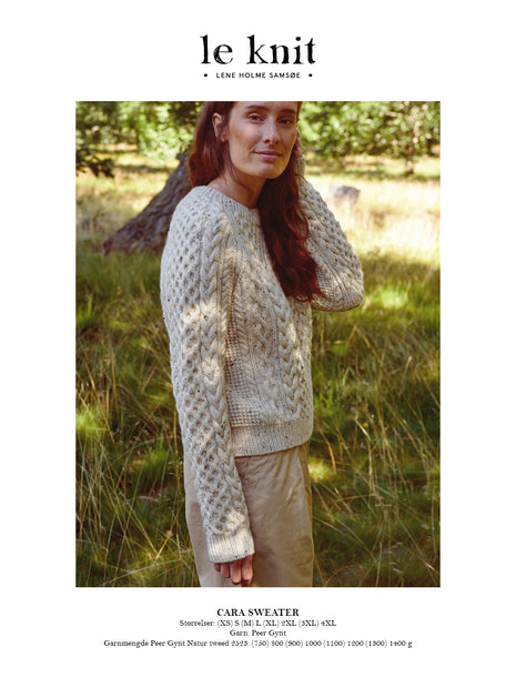 Cara sweater LeKnit - kit