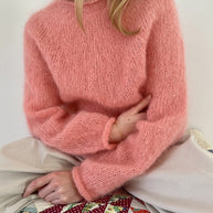 Plain Yoke sweater LeKnit - kit