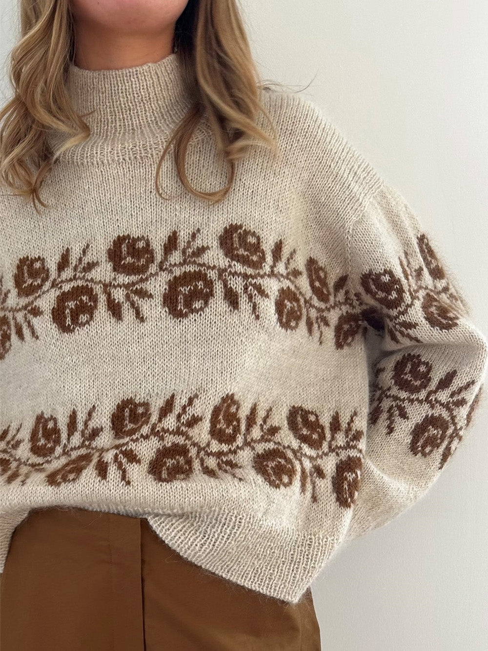 Rosie sweater LeKnit - beskrivning