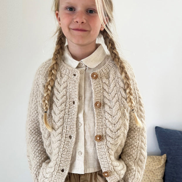 Siri cardiagan junior - LeKnit beskrivning