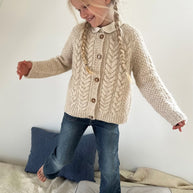 Siri cardiagan junior - LeKnit beskrivning
