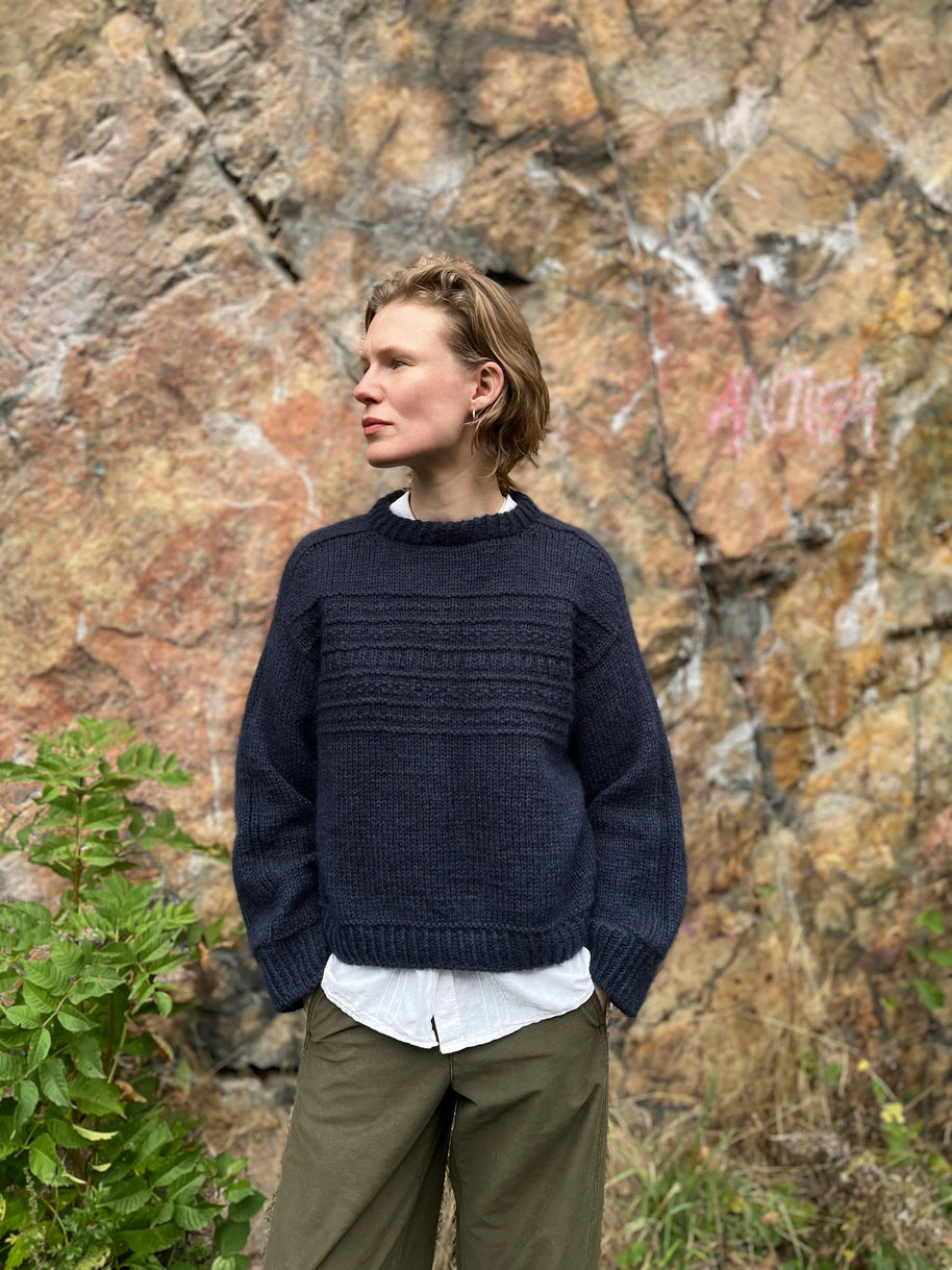 Ruth sweater Stickprovet - beskrivning
