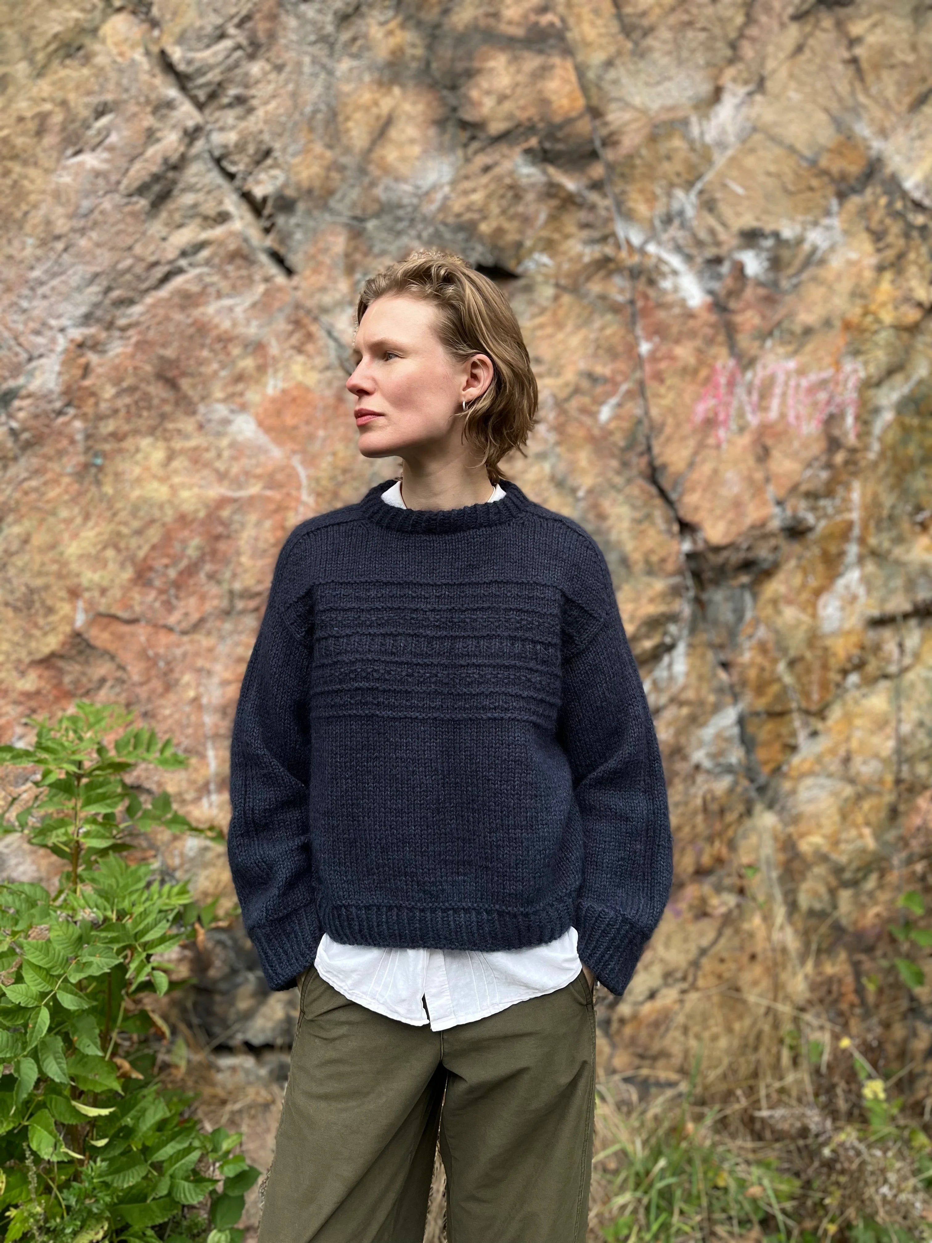 Ruth sweater Stickprovet - beskrivning