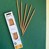 Knitpro Basix Beech Strumpstickor