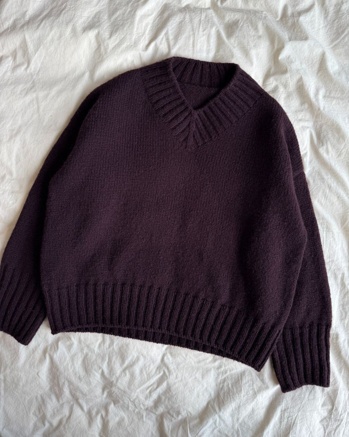 Hannah sweater v-neck PetiteKnit - beskrivning