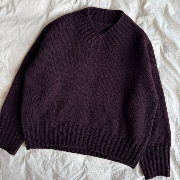 Hannah sweater v-neck PetiteKnit - beskrivning