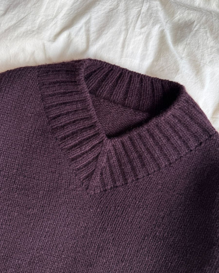 Hannah sweater v-neck PetiteKnit - beskrivning