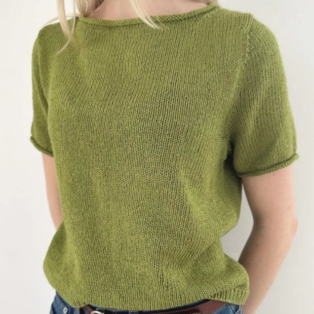 Vega tee nedenfra LeKnit - beskrivning