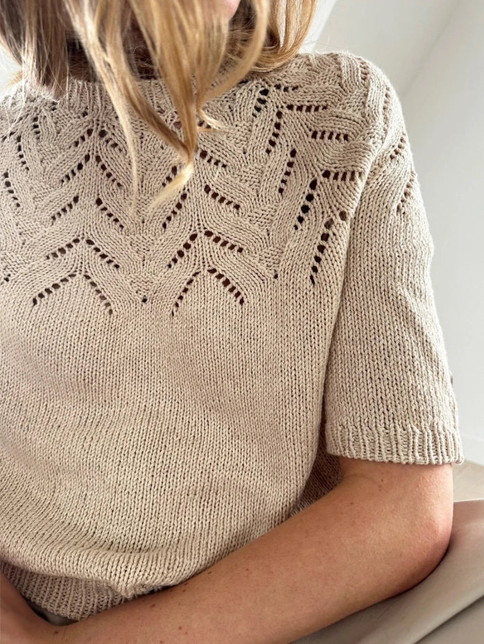 Tulpan tee LeKnit - beskrivning