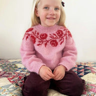 Rosie yoke sweater jr LeKnit - beskrivning