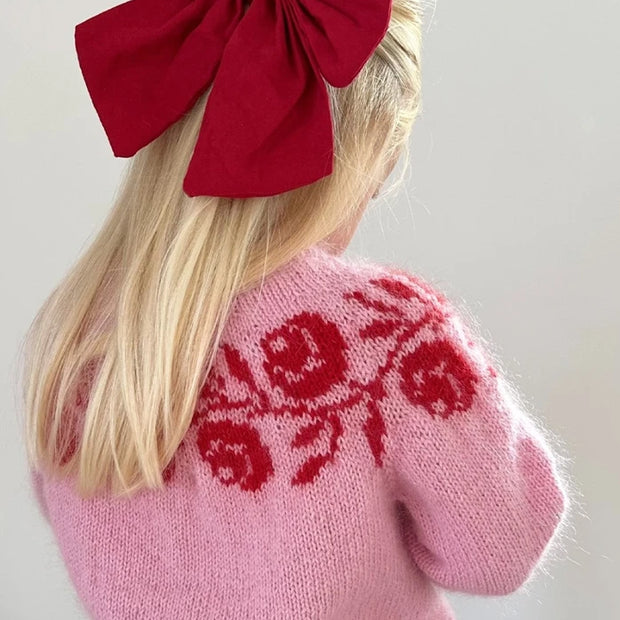 Rosie yoke sweater jr LeKnit - beskrivning