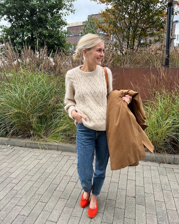 Moby sweater PetieKnit - beskrivning