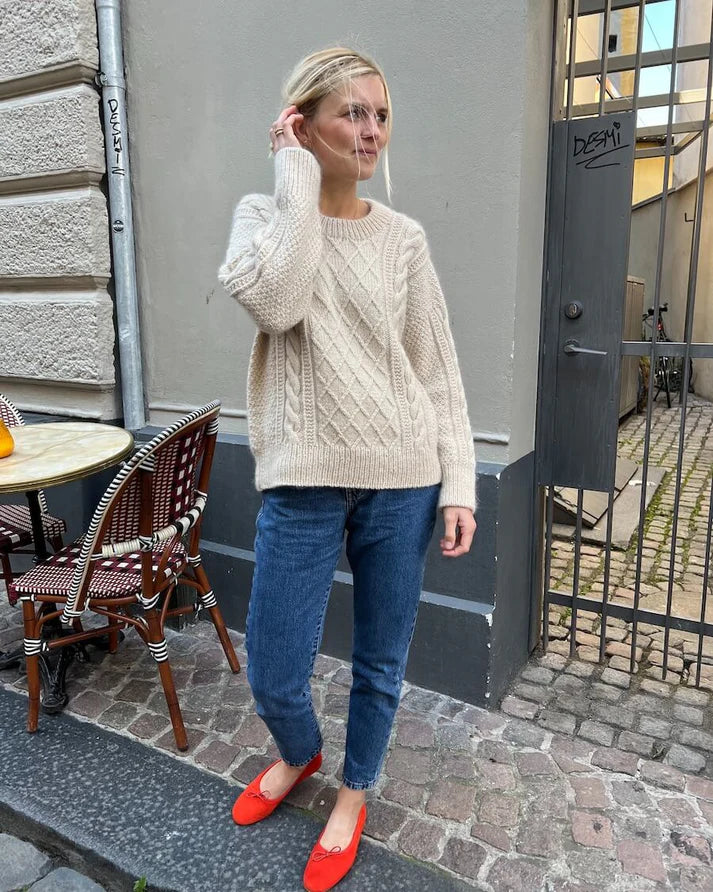 Moby sweater PetieKnit - beskrivning