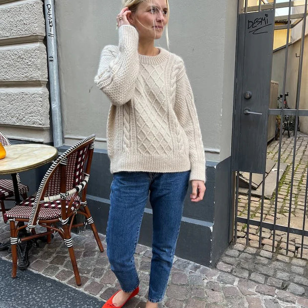 Moby sweater PetieKnit - beskrivning