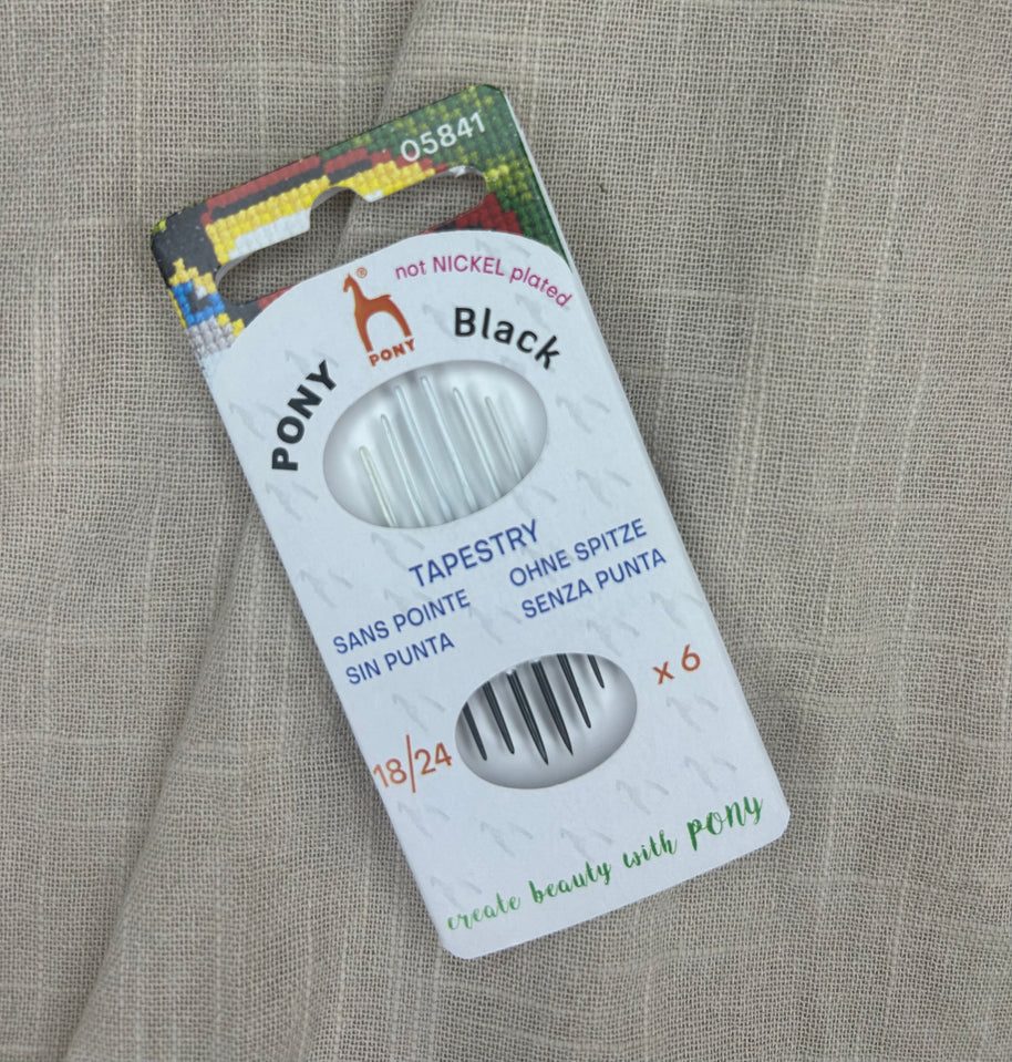 Pony nickelfria tapisserienålar grovlek 18-24 ( art 05841)