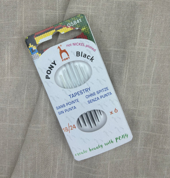 Pony nickelfria tapisserienålar grovlek 18-24 ( art 05841)
