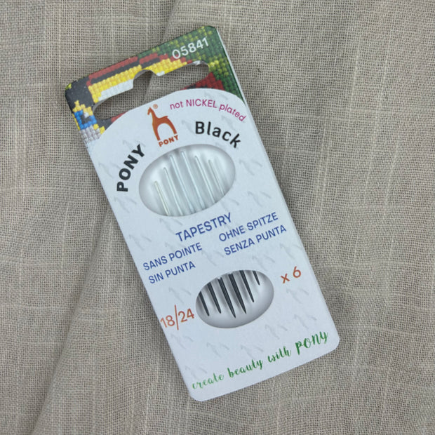 Pony nickelfria tapisserienålar grovlek 18-24 ( art 05841)