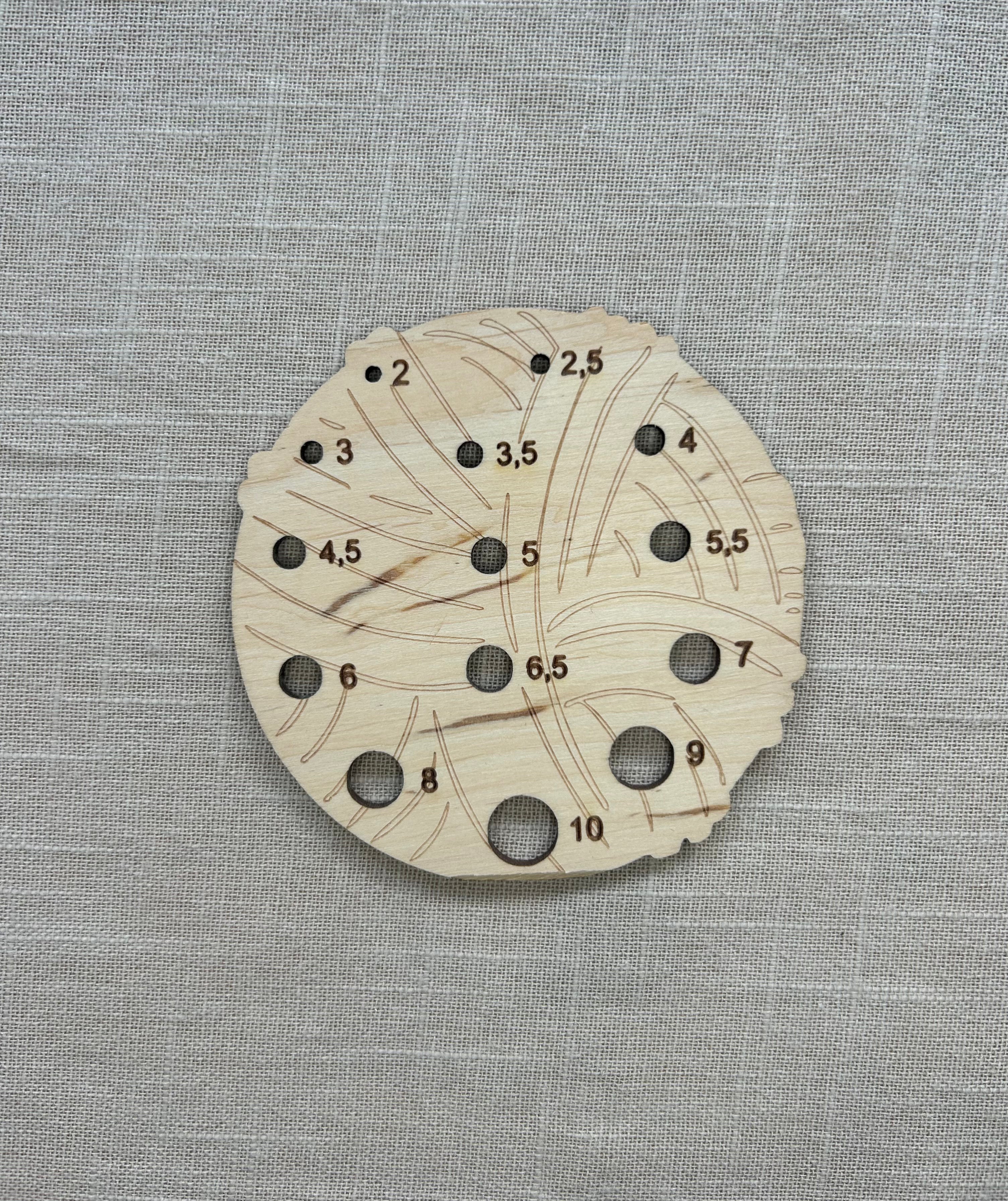 Stickmått nystan i trä