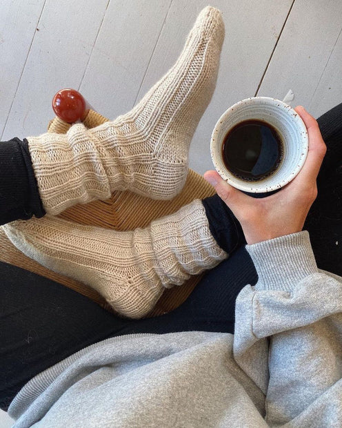Sunday socks PetiteKnit - beskrivning