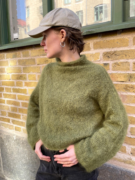 Stickprovet Ilse sweater Mohair edition - kit