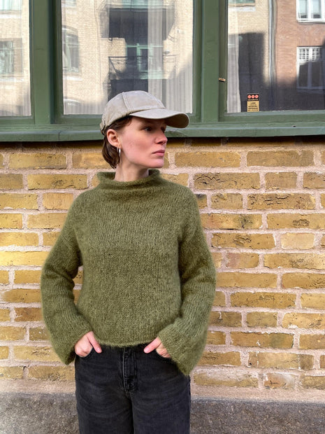 Stickprovet Ilse sweater Mohair edition - kit