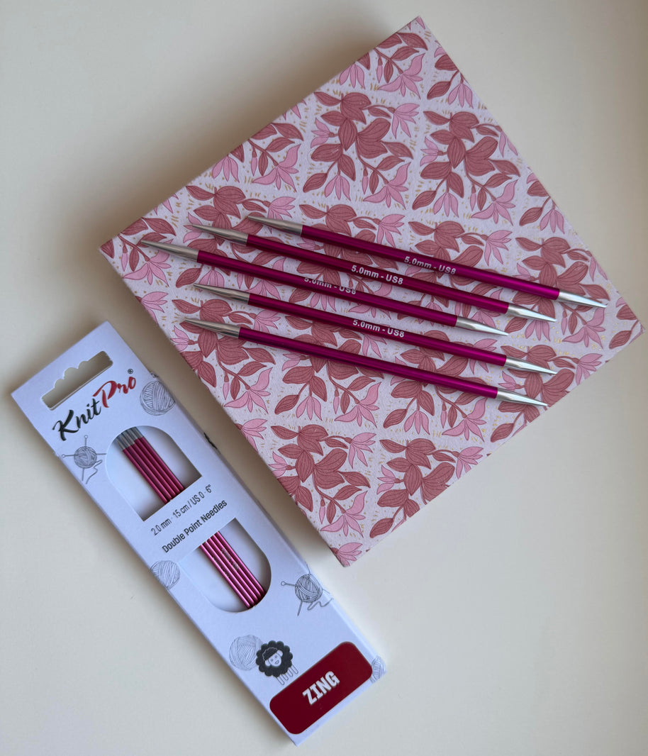 Knitpro Zing 15 cm - strumpstickor